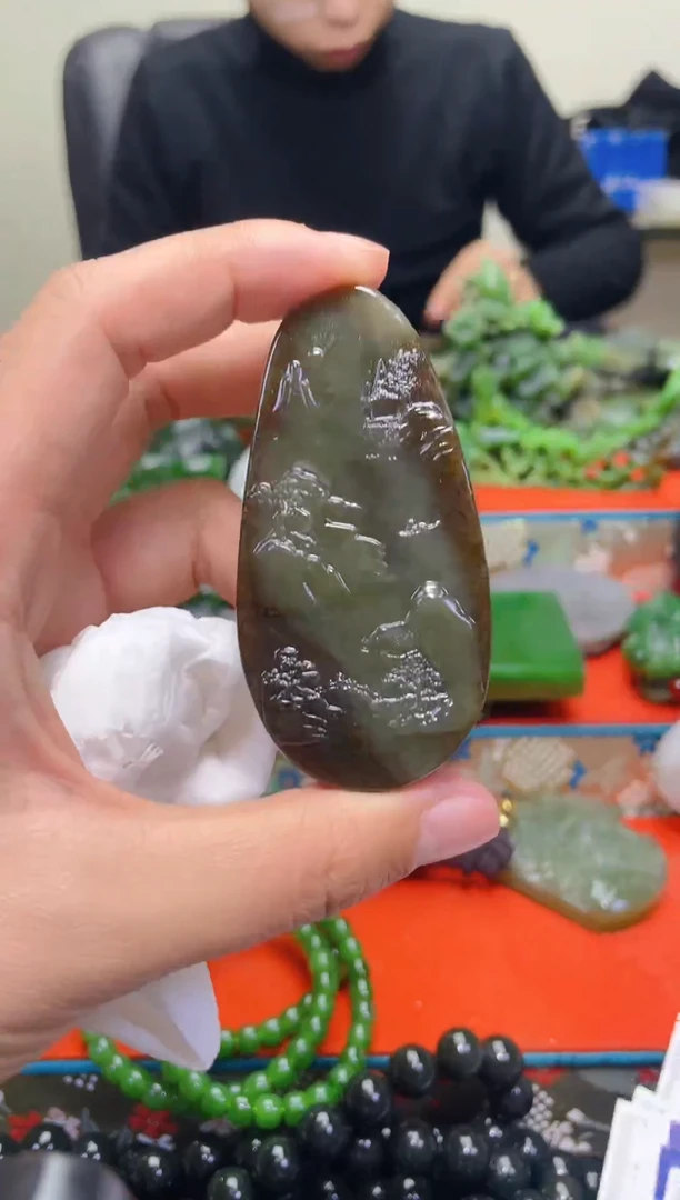 颈饰未镶嵌和田玉493