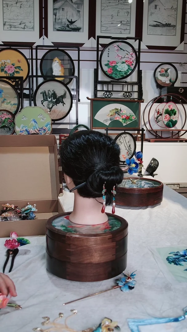 【闪购商品】织绣纯手工头饰  耳饰