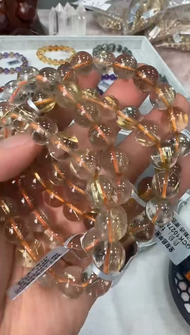 【闪购商品】水晶手链未镶嵌GCK1027约11mm多样性发一件