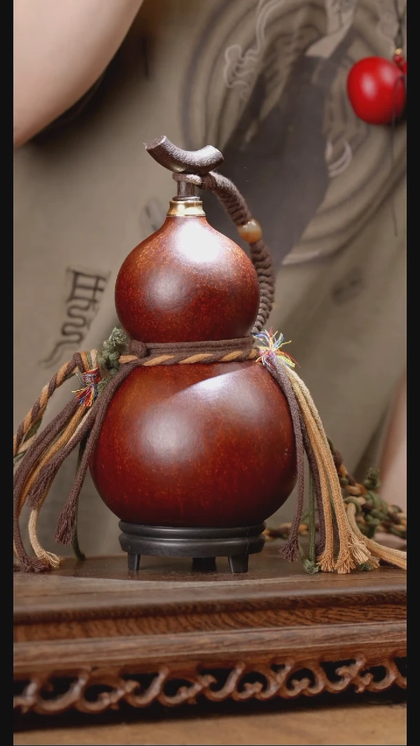 75号精品天然大漆酒葫芦一物一拍~
