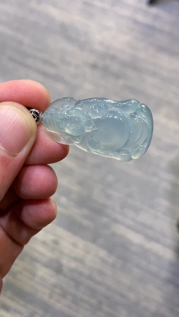 颈饰未镶嵌翡翠天然A货翡翠