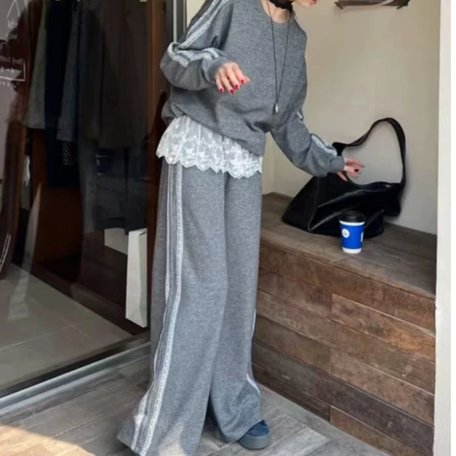 春夏新款显瘦阔腿裤HSY6266