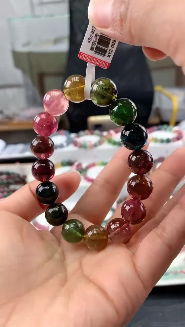 【闪购商品】碧玺手串未镶嵌多样性发一条