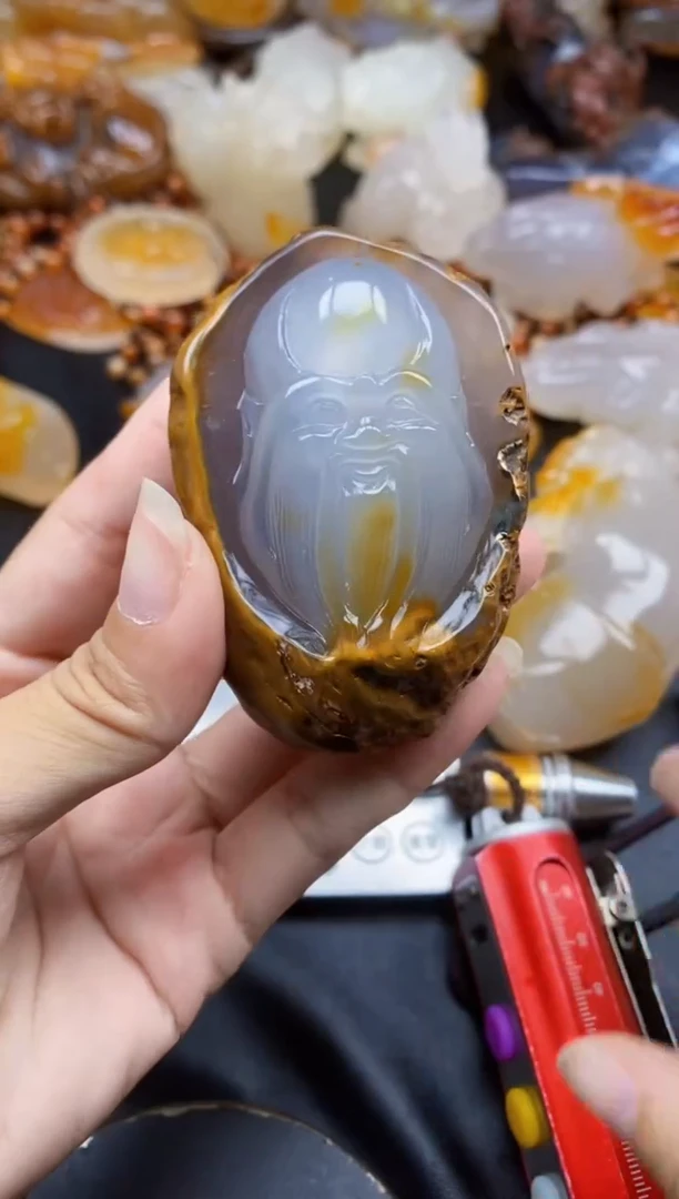 未镶嵌1玛瑙/玉髓正**球ll