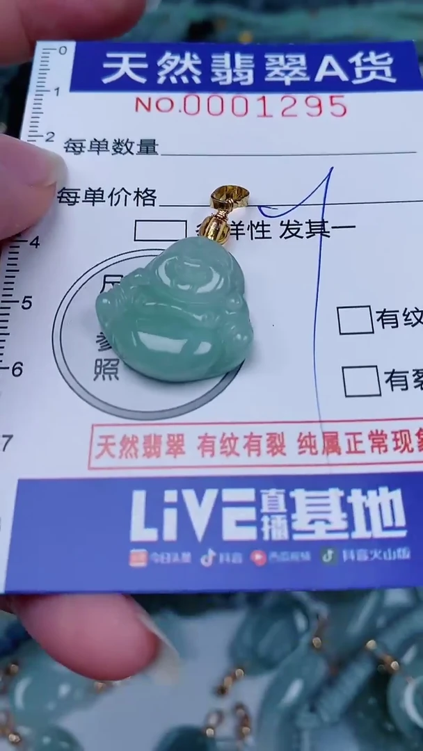 翡翠未镶嵌颈饰00001295