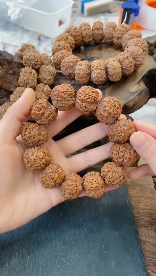 【闪购商品】金刚菩提手串25mm梅花桩