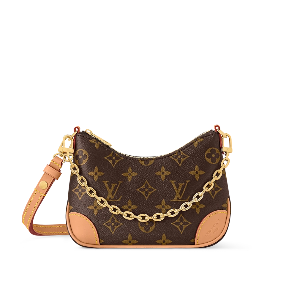 99新 LouisVuitton/路易威登 黄牛角包nano斜挎包棕色单肩