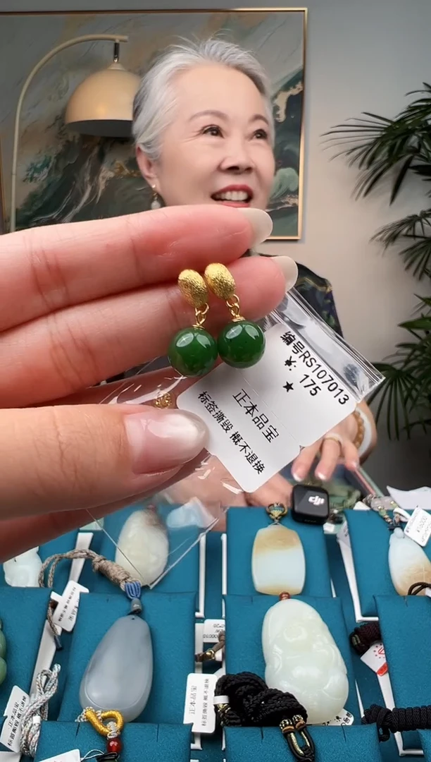 颈饰未镶嵌和田玉RS  耳饰