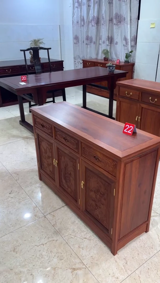 【闪购商品】花梨木类柜类家具缅甸花梨餐边柜