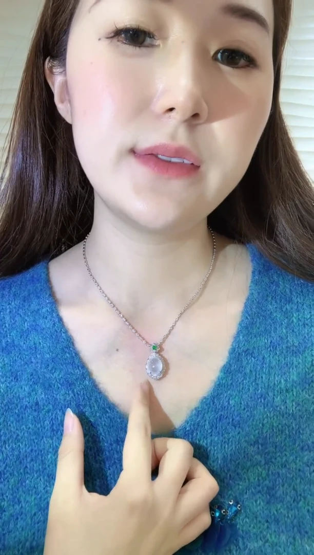 【闪购商品】翡翠颈饰18K金镶嵌B177