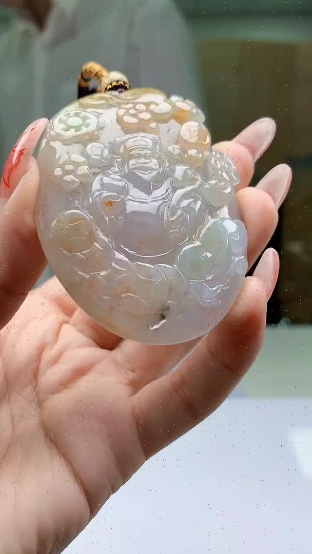 【闪购商品】定制翡翠未镶嵌5028ty-毛货挂件157