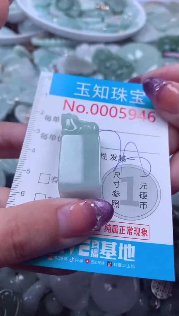 翡翠未镶嵌吊坠(不含链)5946
