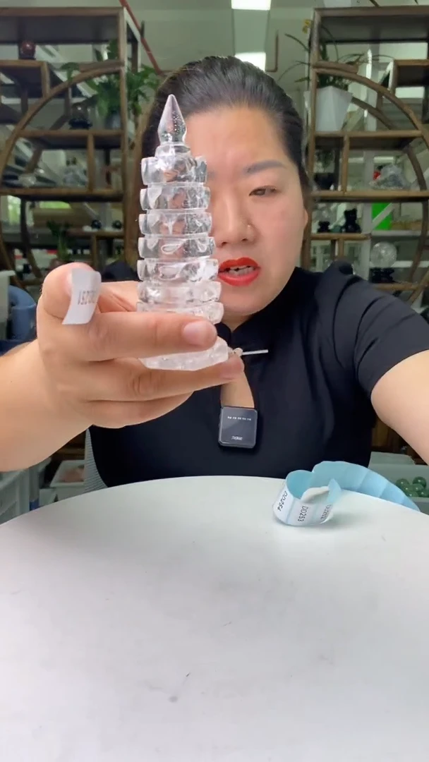 文昌塔未镶嵌水晶白水晶文昌塔D251