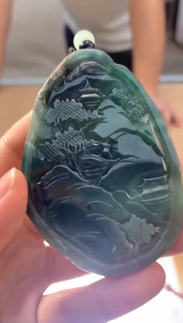 颈饰未镶嵌翡翠翡翠挂件
