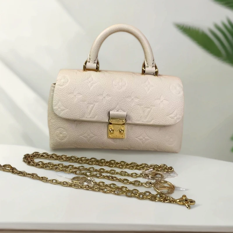 未使用 LouisVuitton/路易威登 玛德琳 nano 白色 手提包 809754