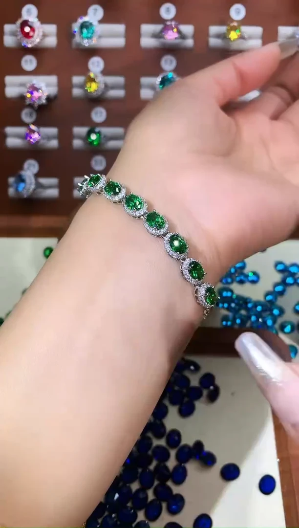 无925银莎弗莱色手链