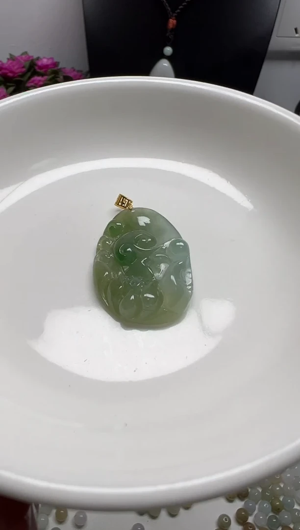 散珠翡翠雨*纯天然缅甸A货翡翠