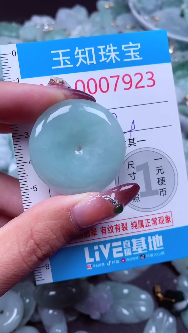 吊坠(不含链)未镶嵌翡翠7923