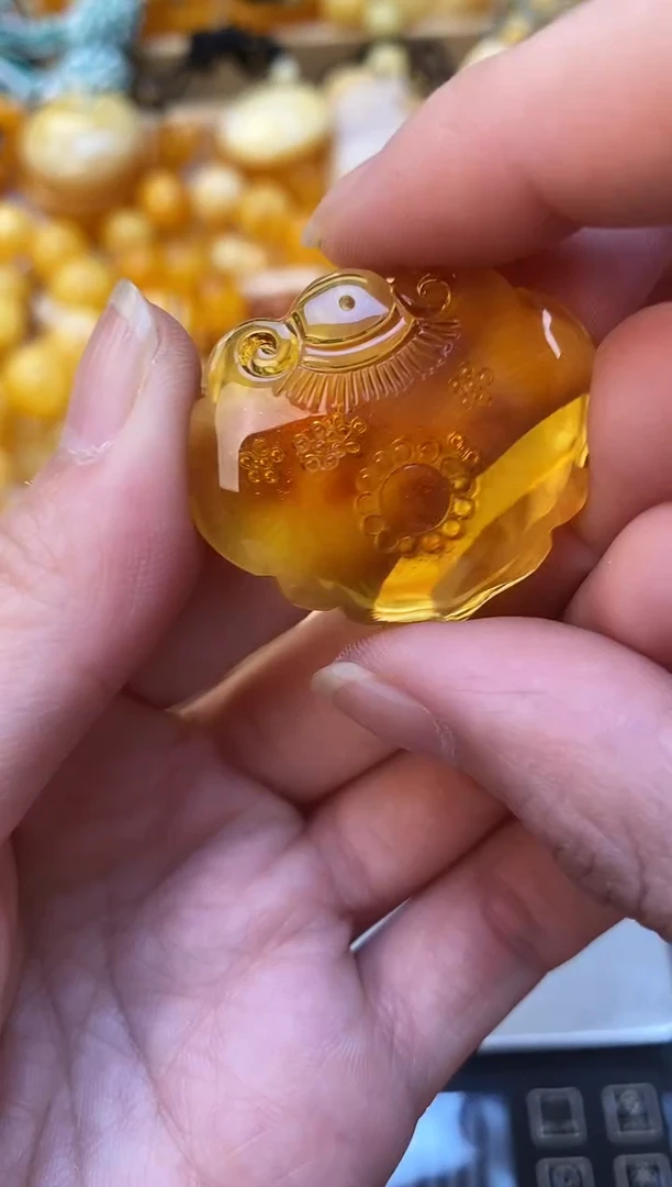 裸石琥珀未镶嵌天然琥珀蜜蜡