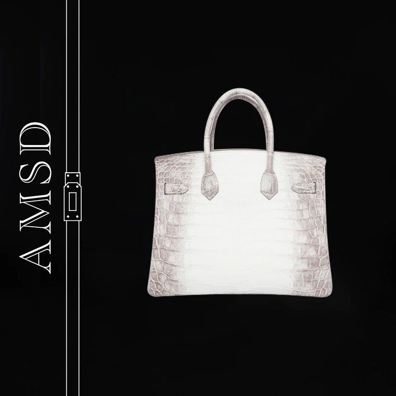AMSD高奢鳄鱼皮女包高端女包喜马拉雅白3031DN DN-1/MAFEIMG/
