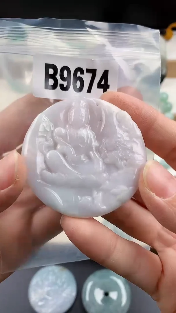 颈饰未镶嵌翡翠天然翡翠吊坠挂件