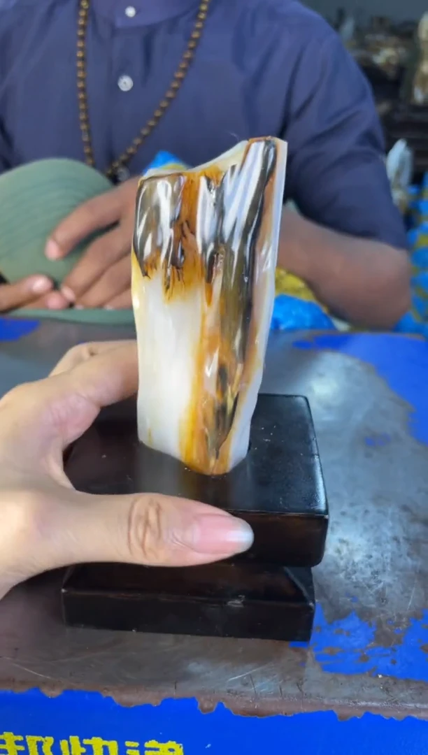未镶嵌摆件硅化玉用***起21