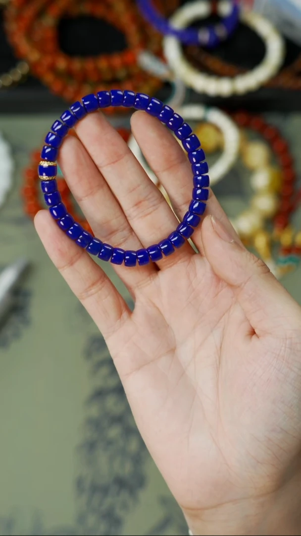 青金石未镶嵌文玩配饰文玩配饰