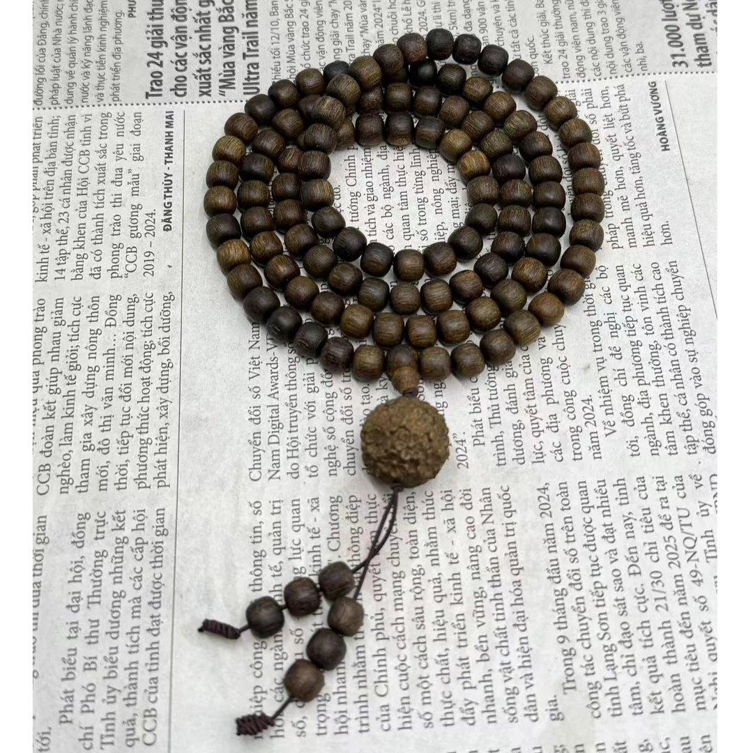 DXJH272  芽庄热带雨林紫棋沉香多圈手串（多样性发货）