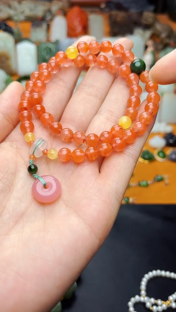 【闪购商品】南红玛瑙手串未镶嵌手串