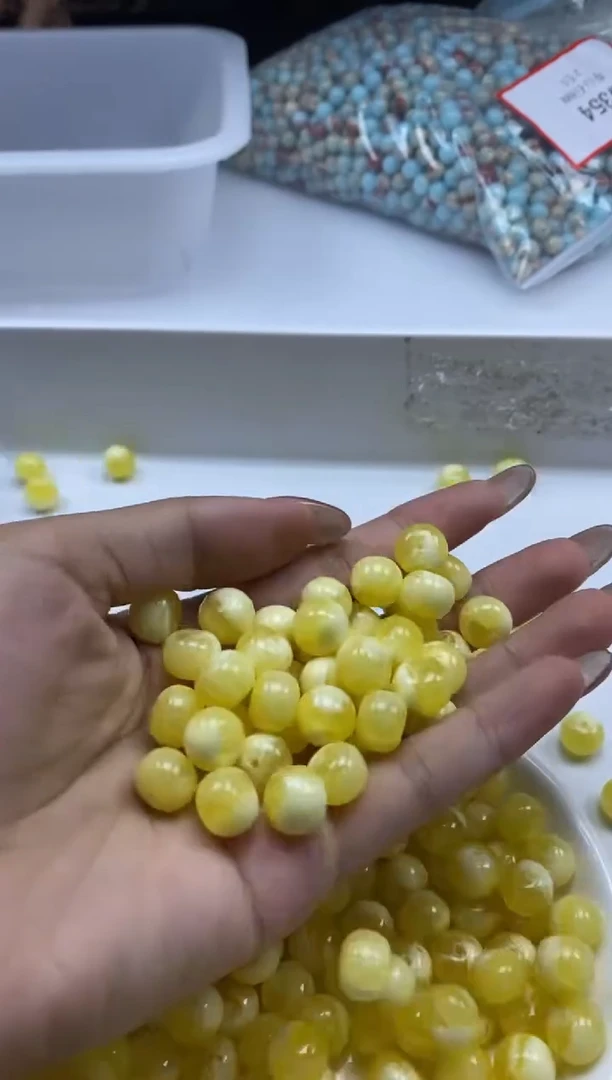 未镶嵌颈饰蜜蜡w161蜜蜡骨瓷白鼓珠二点10*8mm*10颗