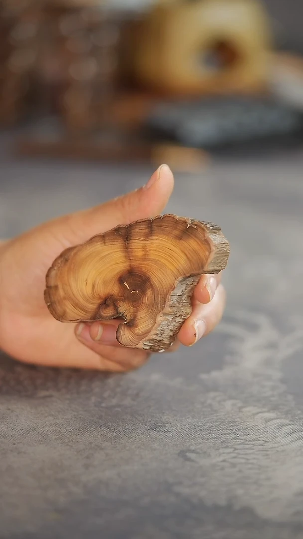 柏木（崖柏）淳化黑油把玩597