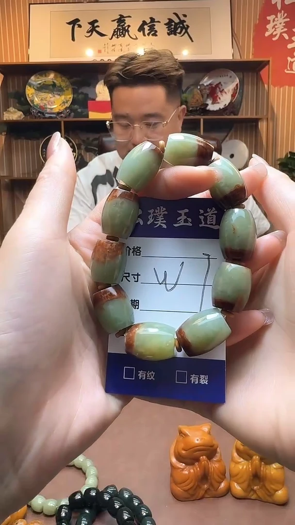 手链未镶嵌透闪石质玉1