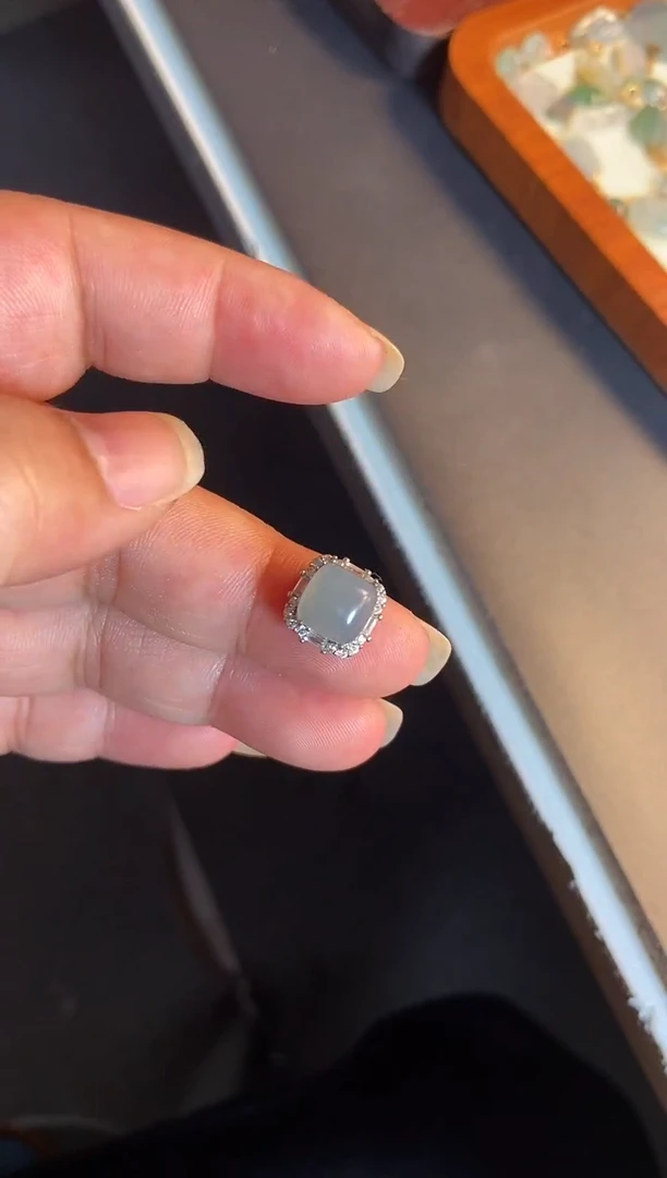 吊坠(不含链)银S925镶嵌翡翠1