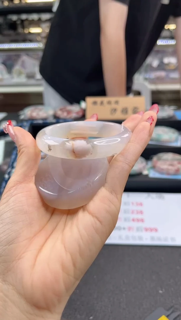 未镶嵌手镯石英质玉56--57圈口（赠品镯心）1889180