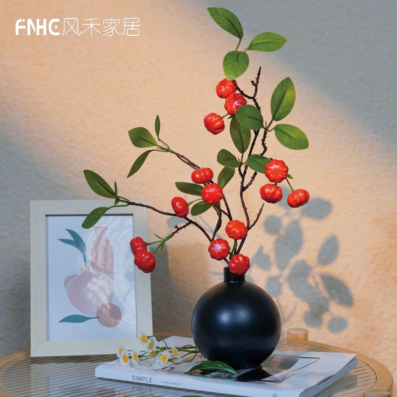 仿真小南瓜仿真花家居摆件立体软装艺术客厅摆件年宵摆件