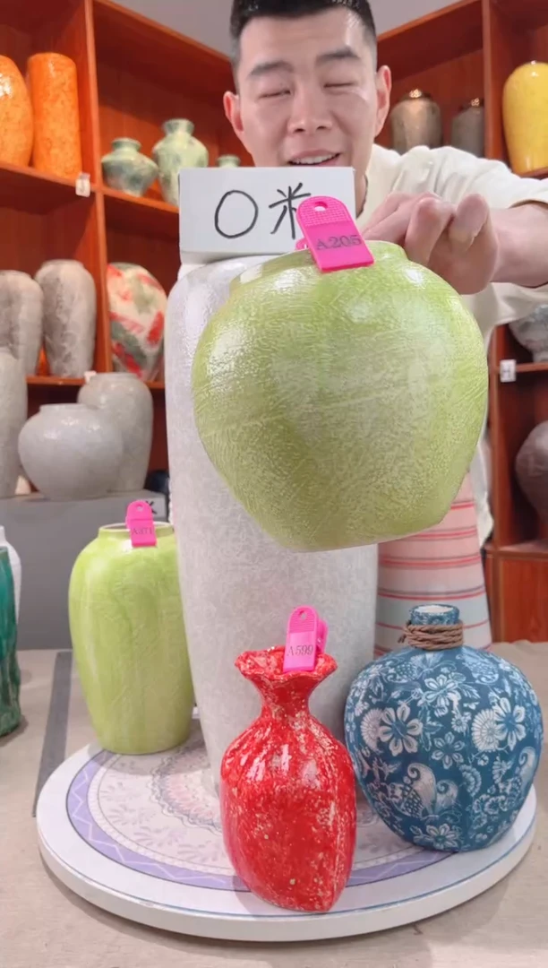 【闪购商品】瓶a205可以水培 陶瓷花瓶 无花