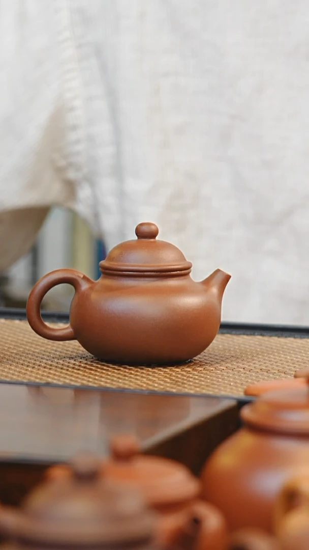 茶壶紫砂@***跃容天 110cc 紫泥