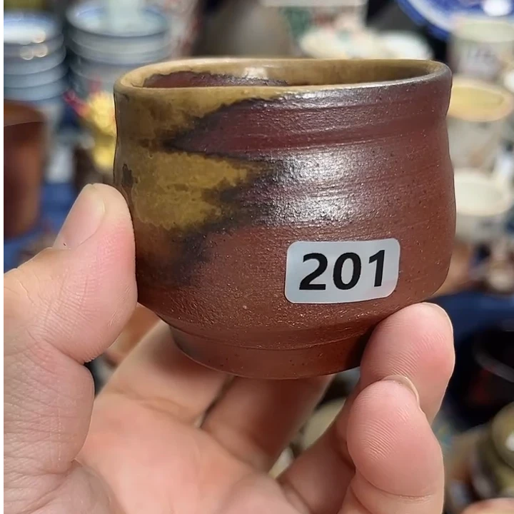 201日式备前烧茶具茶器茶周边主人杯柴烧杯