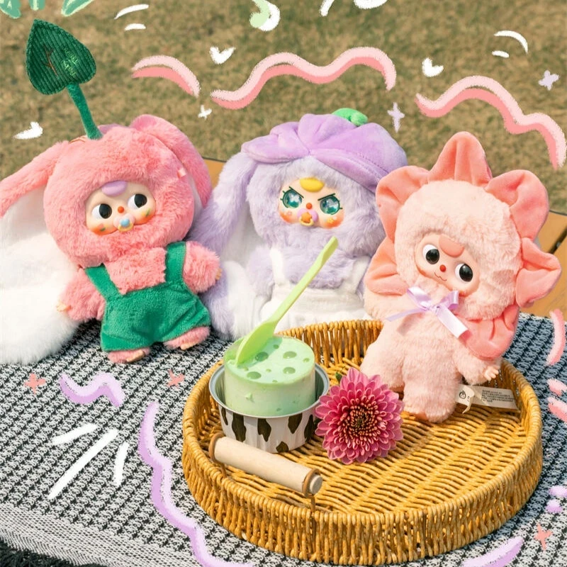 [拆盒]娃三岁春天在哪里可爱毛绒潮玩盲盒背景娃