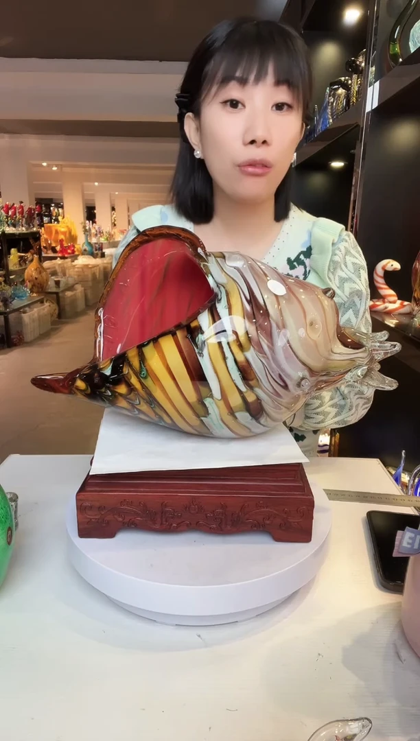 【闪购商品】茶盏琉璃摆件家居摆件微瑕