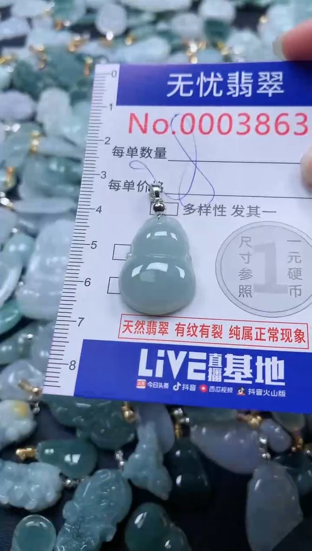 颈饰未镶嵌翡翠3863