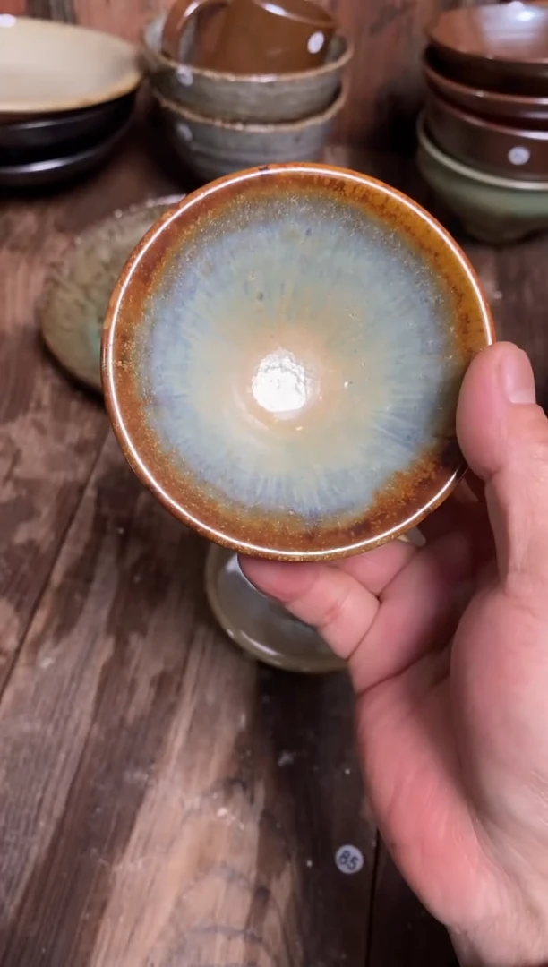 浪鬼柴烧-釉绘系列k****n杯子