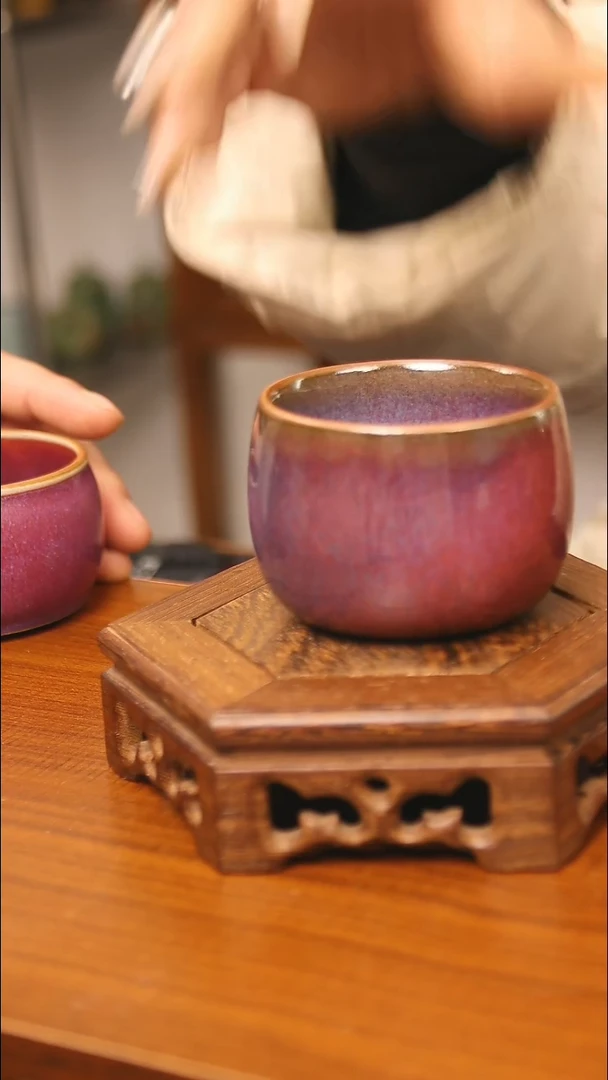 【闪购商品】瓷片钧尚源钧瓷主人杯