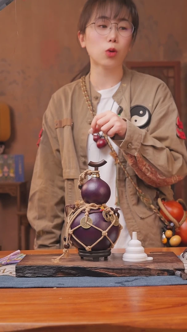 685号链接精品大漆葫芦现货现发[一物一拍]