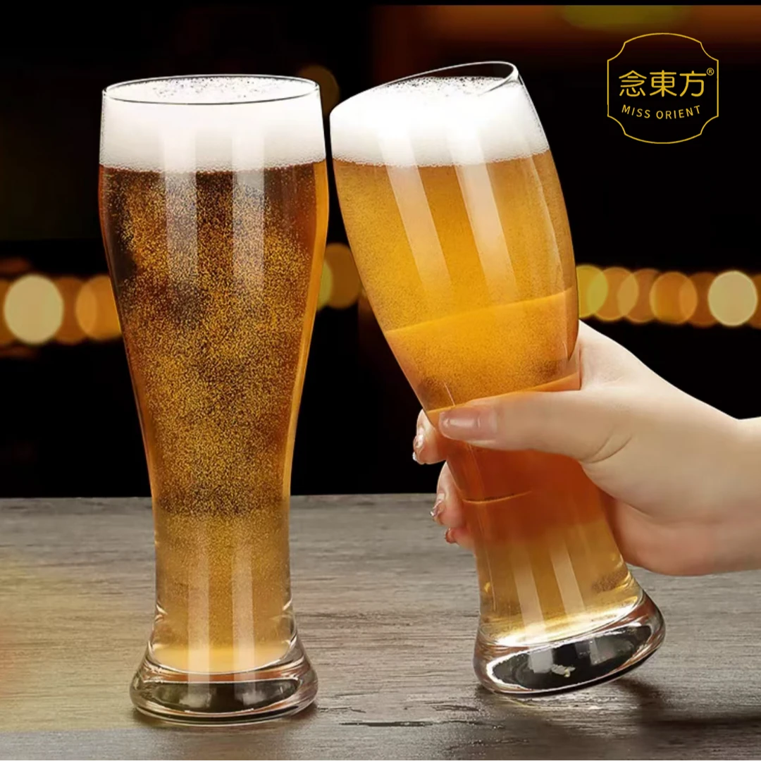 念东方【麦香浮动】无铅加厚皮尔森大力神杯啤酒杯