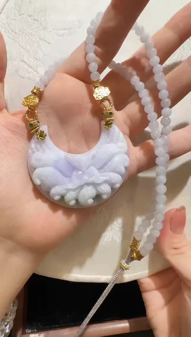 颈饰未镶嵌翡翠国风