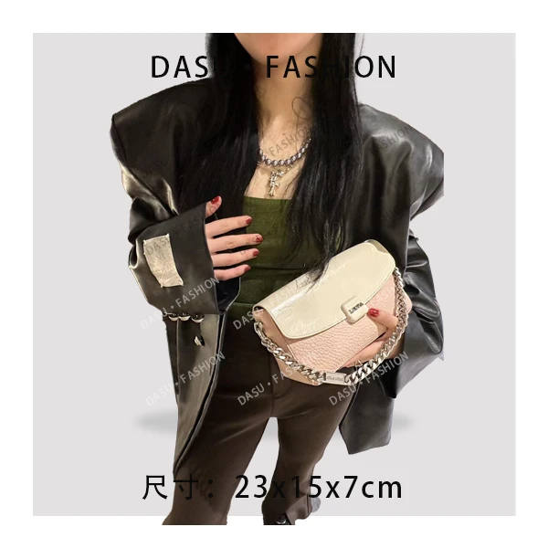 【苏总专属】SD-3585-芝芝白桃女士时尚高端真皮手提包斜挎包大包