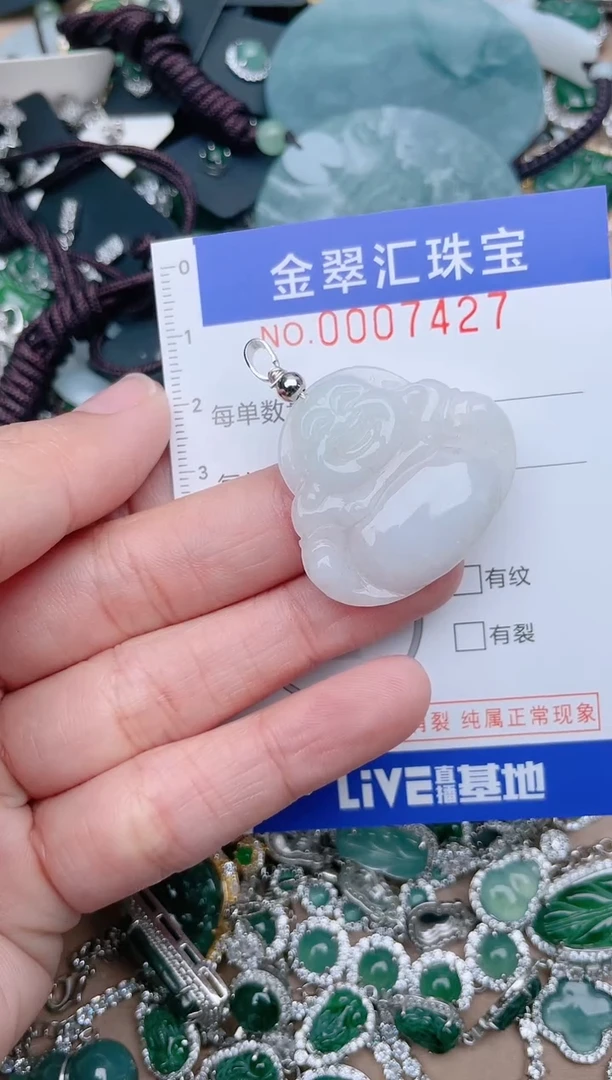 【闪购商品】翡翠颈饰未镶嵌7427.......1