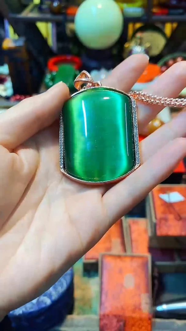 【闪购商品】和田玉（碧玉）颈饰未镶嵌主播推荐主播推荐