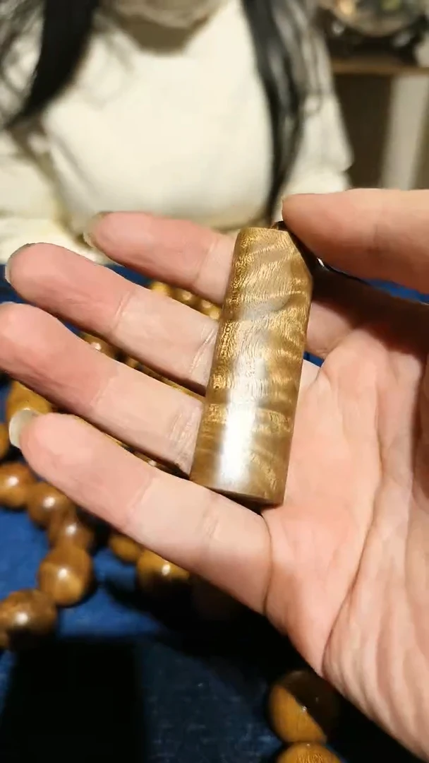 【闪购商品】楠木（金丝楠）把件无事牌